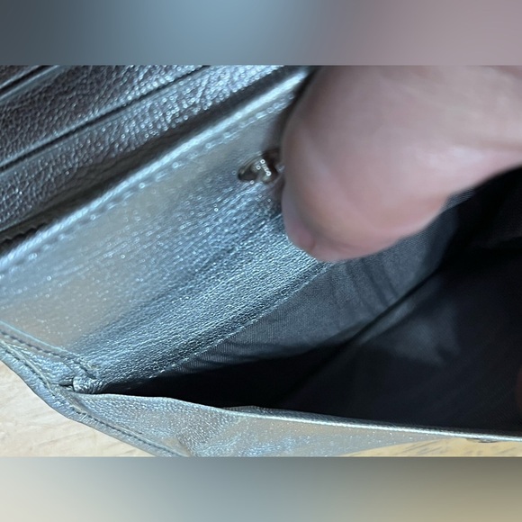 Prada Trifold Vintage Silver Wallet - Picture 8 of 12